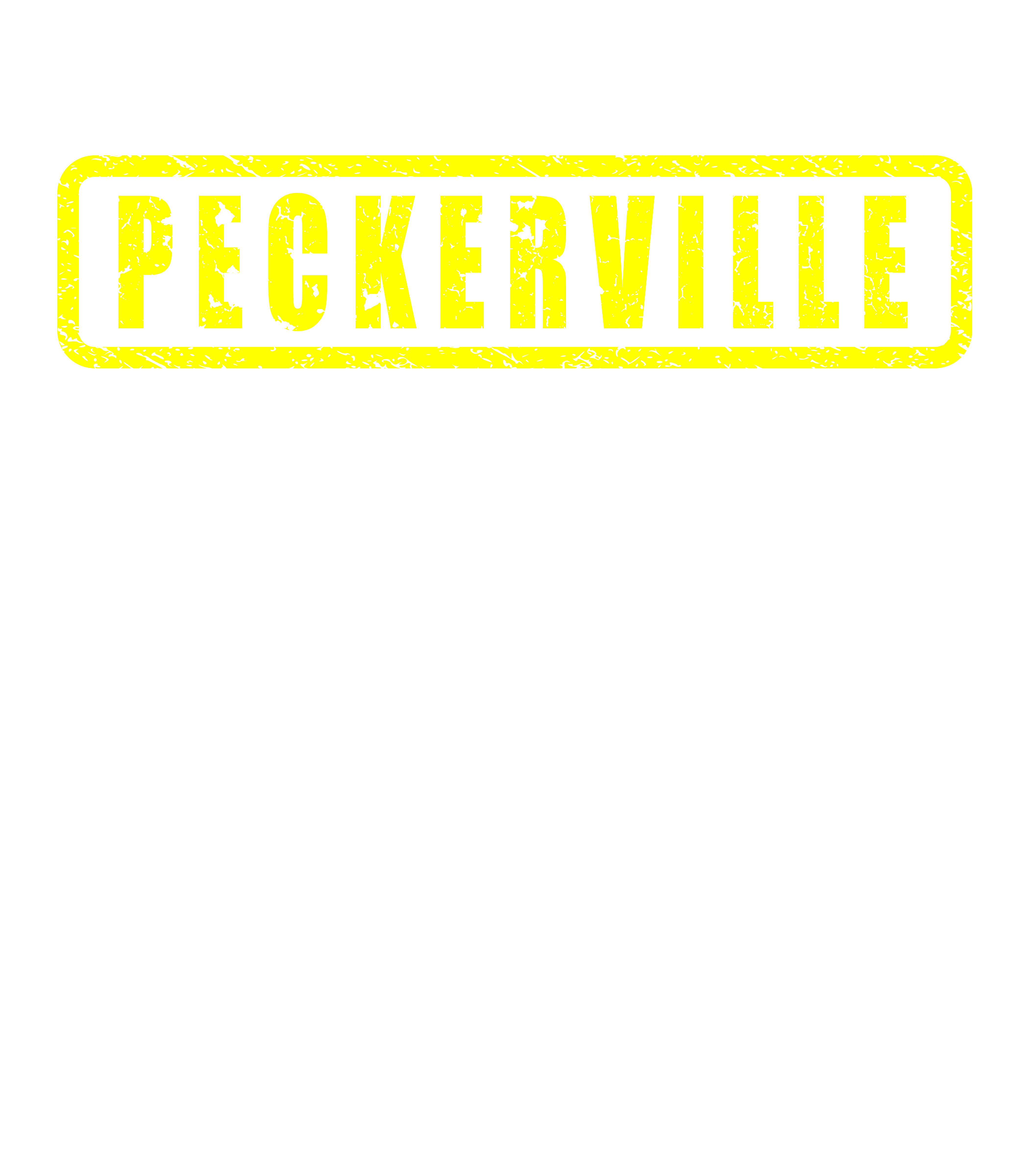 Peckerville Yellow Distress